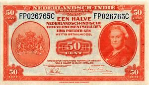 НИДЕРЛАНДСКАЯ ИНДИЯ 50 ЦЕНТОВ 1