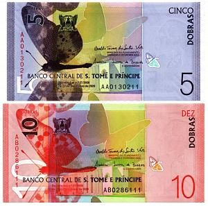 САН-ТОМЕ И ПРИНСИПИ НАБОР 5-10 ДОБР (БУМАГА) 1