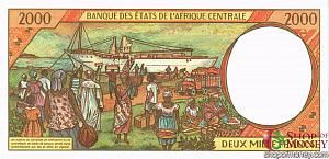 CAS - ЧАД 2000 ФРАНКОВ (P) 2