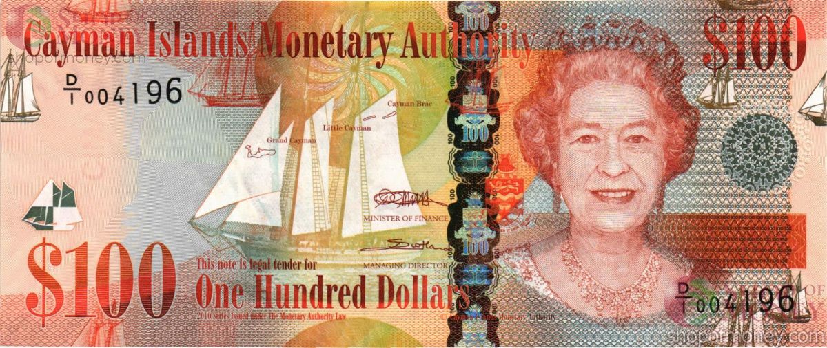 КАЙМАНОВЫ ОСТРОВА 100 ДОЛЛАРОВ 1
