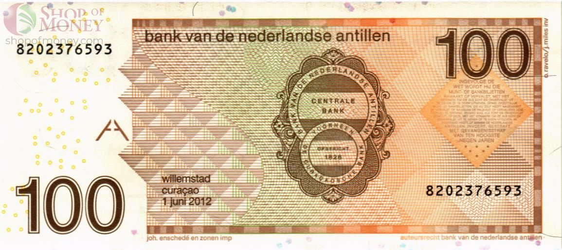 НИДЕРЛАНДСКИЕ АНТИЛЬСКИЕ ОСТРОВА 100 ГУЛЬДЕНОВ 2