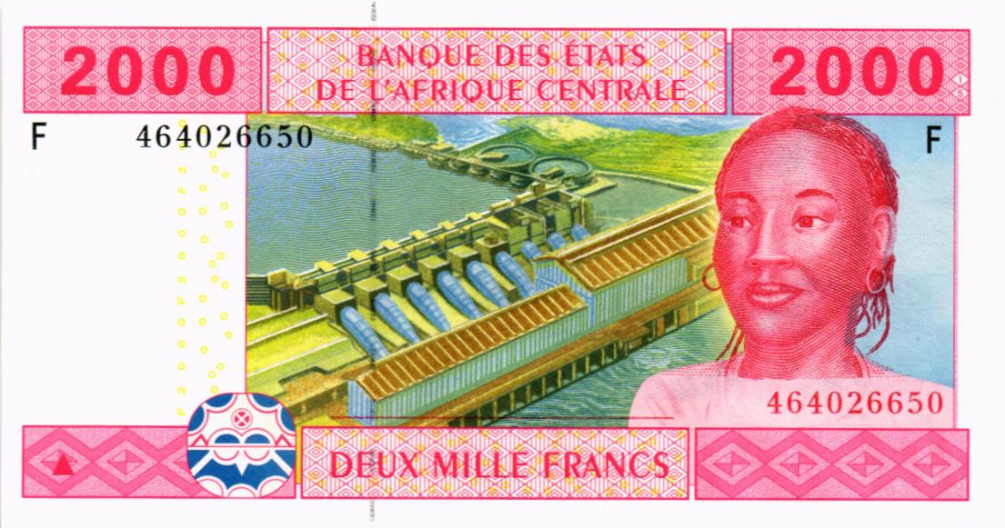 CAS - ЭКВАТОРИАЛЬНАЯ ГВИНЕЯ 2000 ФРАНКОВ (F) 1