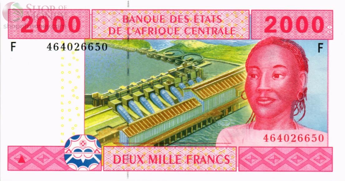 CAS - ЭКВАТОРИАЛЬНАЯ ГВИНЕЯ 2000 ФРАНКОВ (F) 1