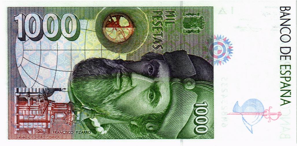 ИСПАНИЯ 1000 ПЕСЕТ 2