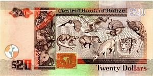 БЕЛИЗ 20 ДОЛЛАРОВ 2