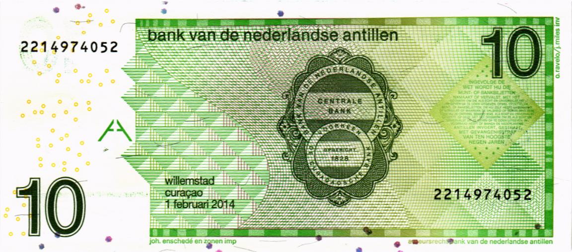 НИДЕРЛАНДСКИЕ АНТИЛЬСКИЕ ОСТРОВА 10 ГУЛЬДЕНОВ 2