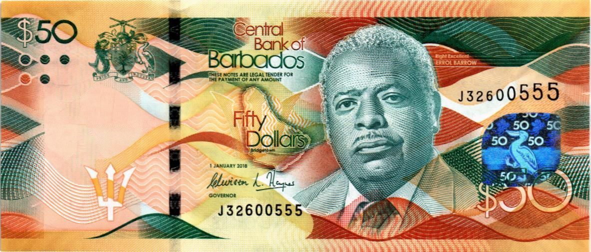 БАРБАДОС 50 ДОЛЛАРОВ 1