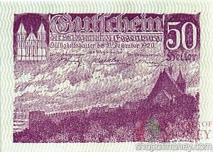 АВСТРИЯ 50 ХЕЛЛЕРОВ (НОТГЕЛЬД) 1