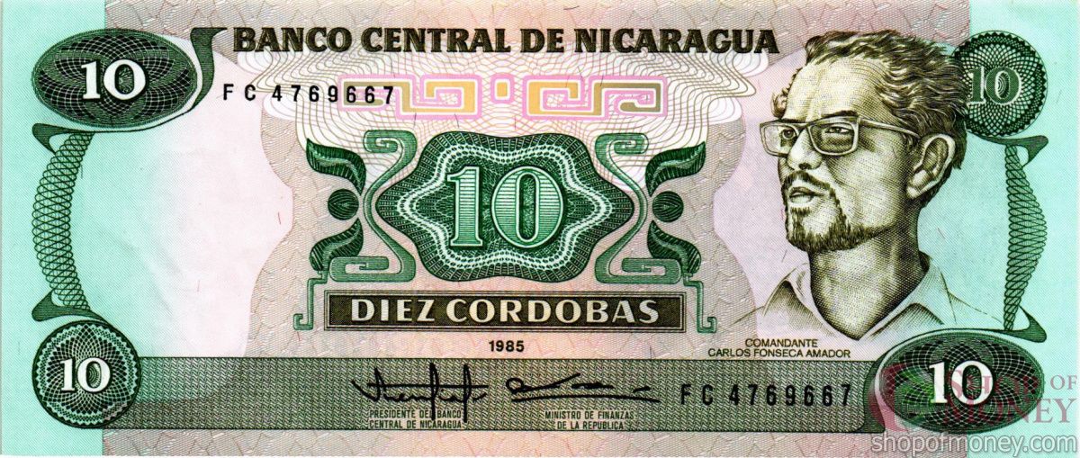 НИКАРАГУА 10 КОРДОБА 1