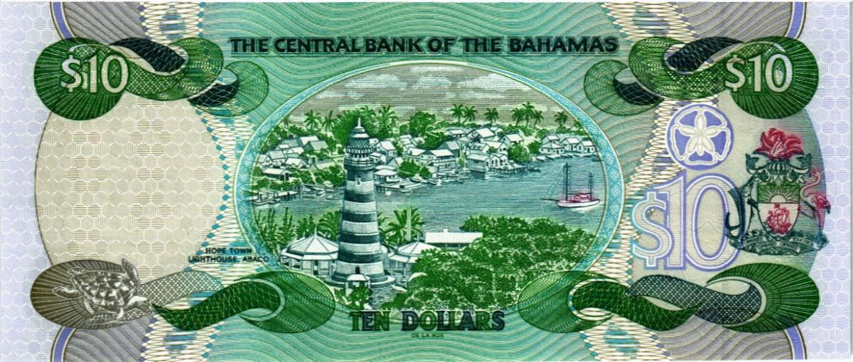 БАГАМСКИЕ ОСТРОВА 10 ДОЛЛАРОВ 2