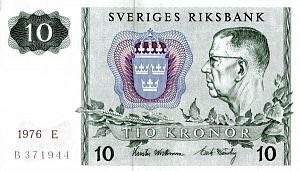 ШВЕЦИЯ 10 КРОН 1