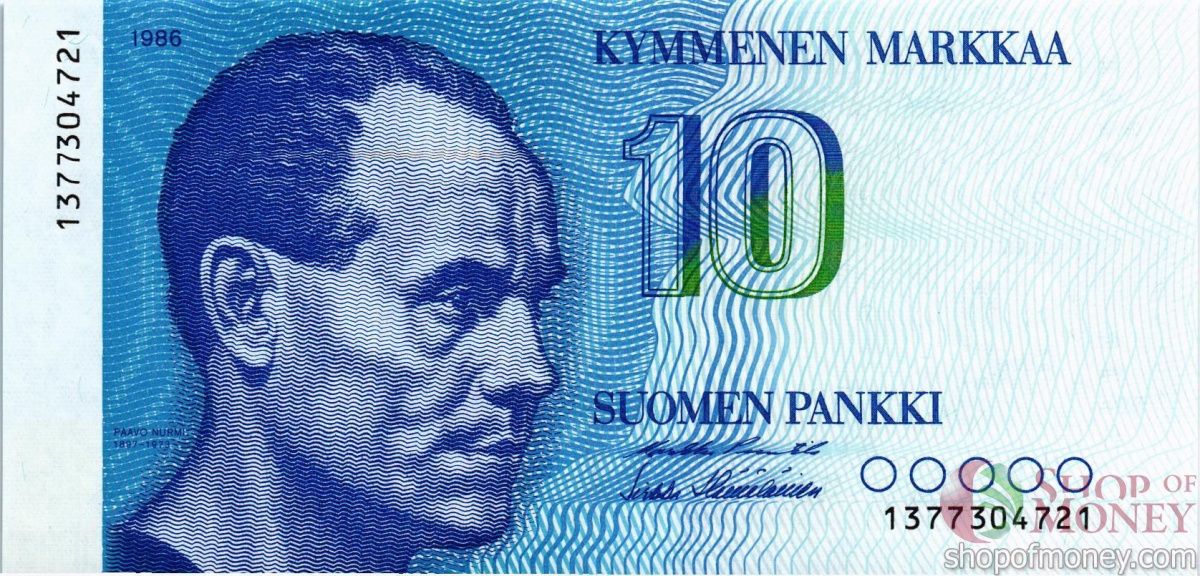 ФИНЛЯНДИЯ 10 МАРОК 1