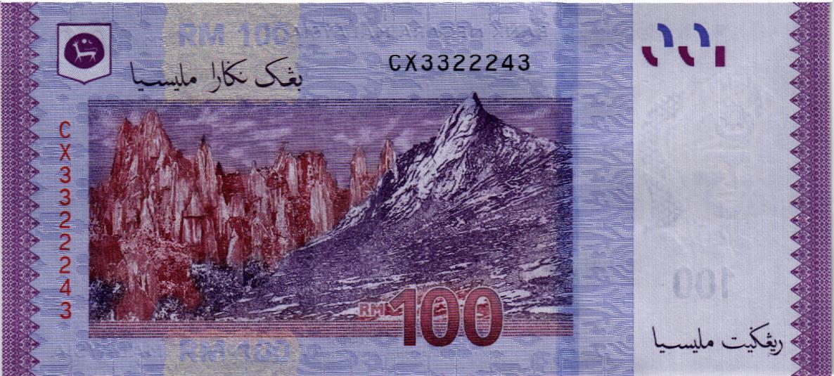 МАЛАЙЗИЯ 100 РИНГГИТ 2
