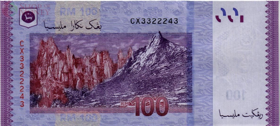 МАЛАЙЗИЯ 100 РИНГГИТ 2