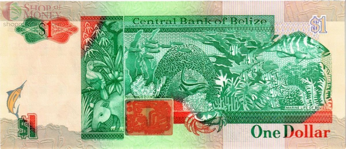 БЕЛИЗ 1 ДОЛЛАР 2