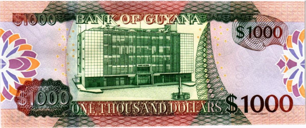ГАЙАНА 1000 ДОЛЛАРОВ 2