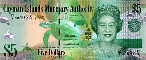 КАЙМАНОВЫ ОСТРОВА 5 ДОЛЛАРОВ 1