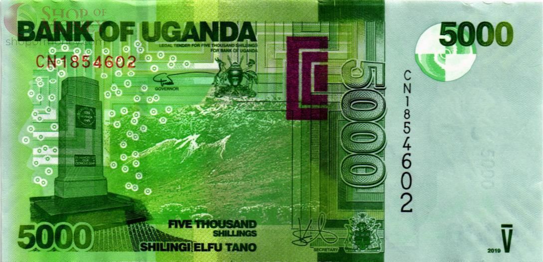 УГАНДА 5000 ШИЛЛИНГОВ 1