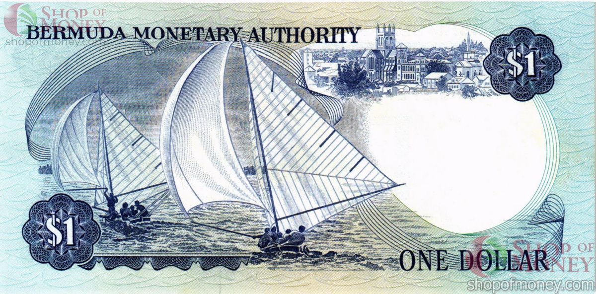 БЕРМУДСКИЕ ОСТРОВА 1 ДОЛЛАР 2