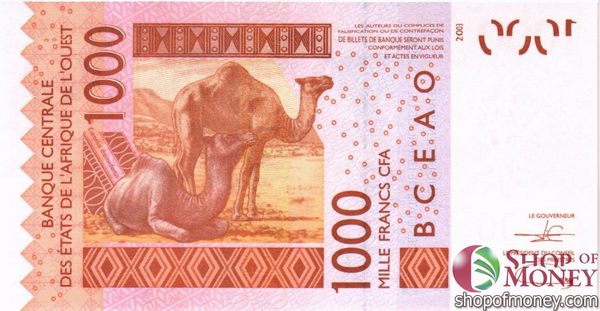 НИГЕР 1000 ФРАНКОВ 2