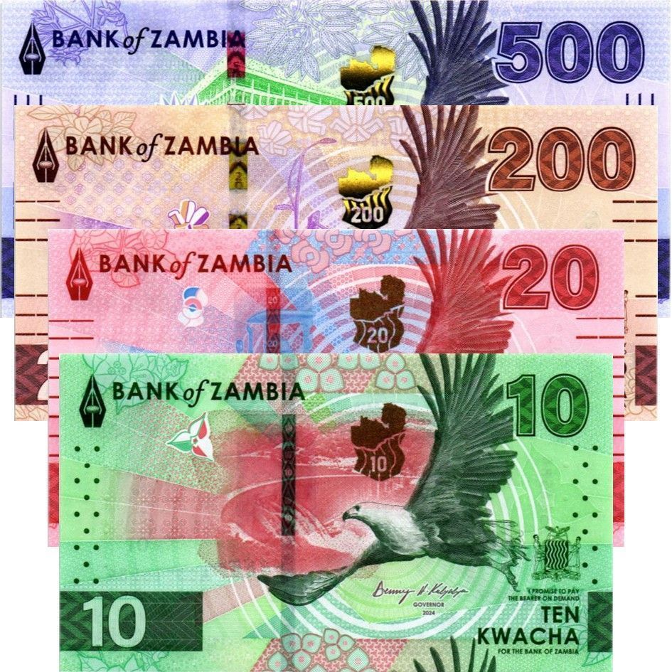 ЗАМБИЯ НАБОР 10-20-200-500 КВАЧА 1