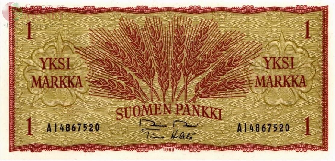 ФИНЛЯНДИЯ 1 МАРКА 1