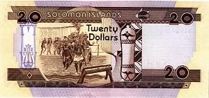 СОЛОМОНОВЫ ОСТРОВА 20 ДОЛЛАРОВ (-C/1-ПРЕФИКС) 2
