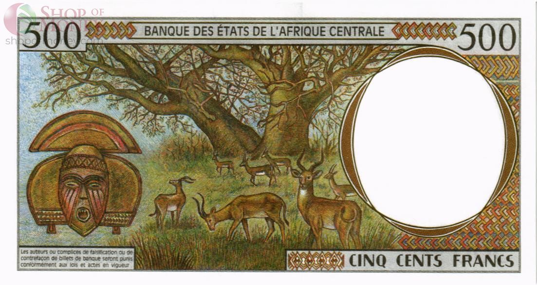 CAS - КОНГО 500 ФРАНКОВ (C) 2