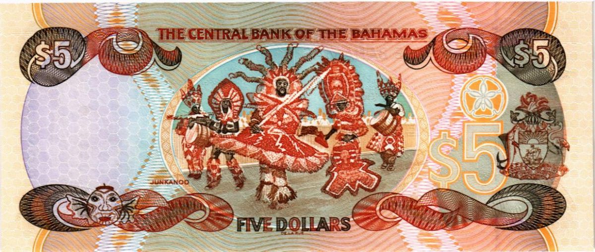 БАГАМСКИЕ ОСТРОВА 5 ДОЛЛАРОВ 2