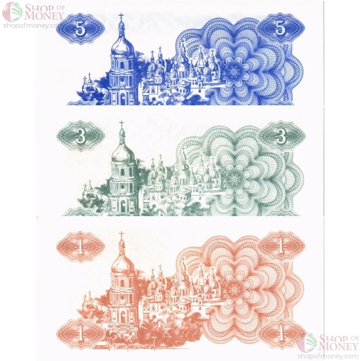 УКРАИНА НАБОР 5-3-1 КАРБОВАНЦЕВ 2