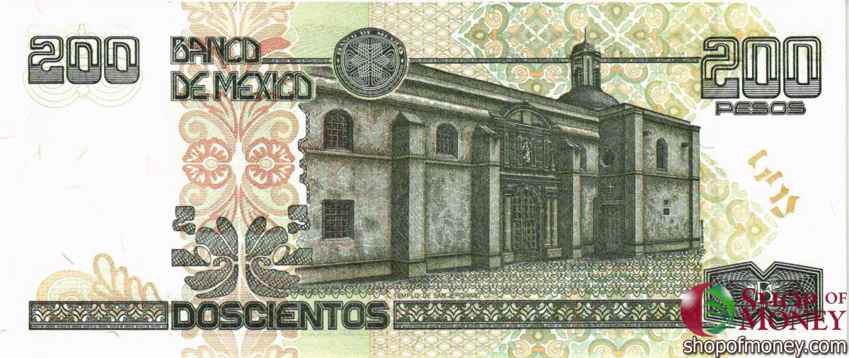 МЕКСИКА 500-200-100-50-20 ПЕСО 10