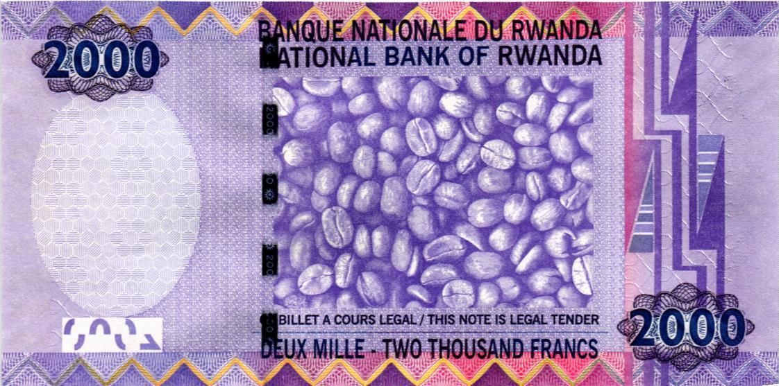 РУАНДА 2000 ФРАНКОВ 2