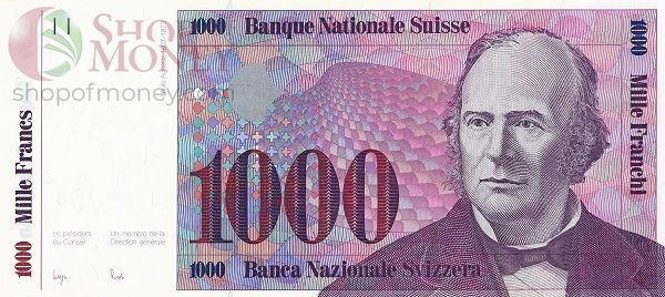 ШВЕЙЦАРИЯ 1000 ФРАНКОВ 1