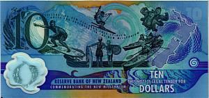 НОВАЯ ЗЕЛАНДИЯ 10 ДОЛЛАРОВ 2