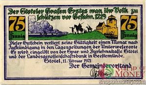 ГЕРМАНИЯ 75 ПФЕННИГОВ (НОТГЕЛЬД) 2