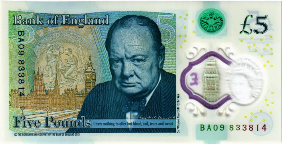 ВЕЛИКОБРИТАНИЯ/АНГЛИЯ 5 ФУНТОВ 2