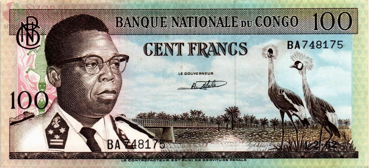 КОНГО 100 ФРАНКОВ 1