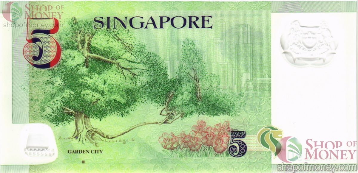 СИНГАПУР 5 ДОЛЛАРОВ 2