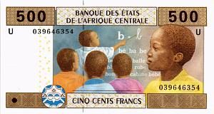 CAS - КАМЕРУН 500 ФРАНКОВ (U) 1