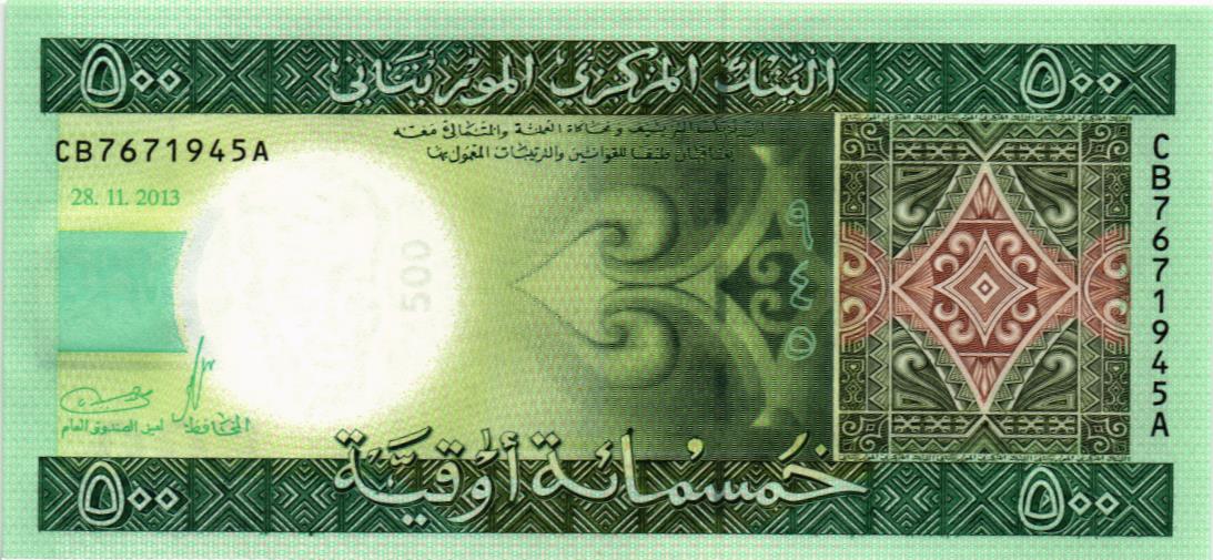 МАВРИТАНИЯ 500 УГИЙ 1