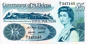 ОСТРОВ СВЯТОЙ ЕЛЕНЫ 5 ФУНТОВ 1