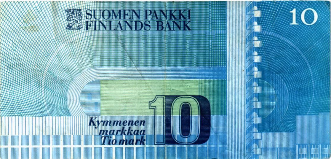 ФИНЛЯНДИЯ 10 МАРОК 2