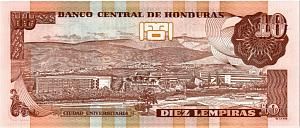 ГОНДУРАС 10 ЛЕМПИР 2