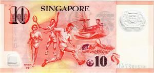 СИНГАПУР 10 ДОЛЛАРОВ 2