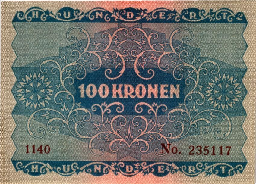 АВСТРИЯ 100 КРОН 2