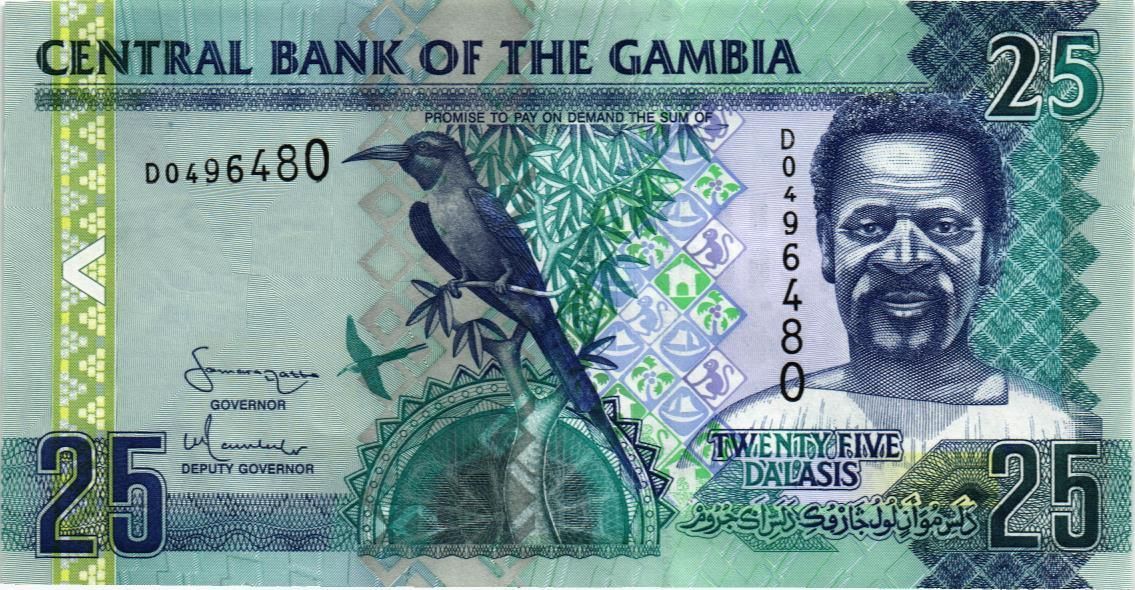 ГАМБИЯ 25 ДАЛАСИ 1