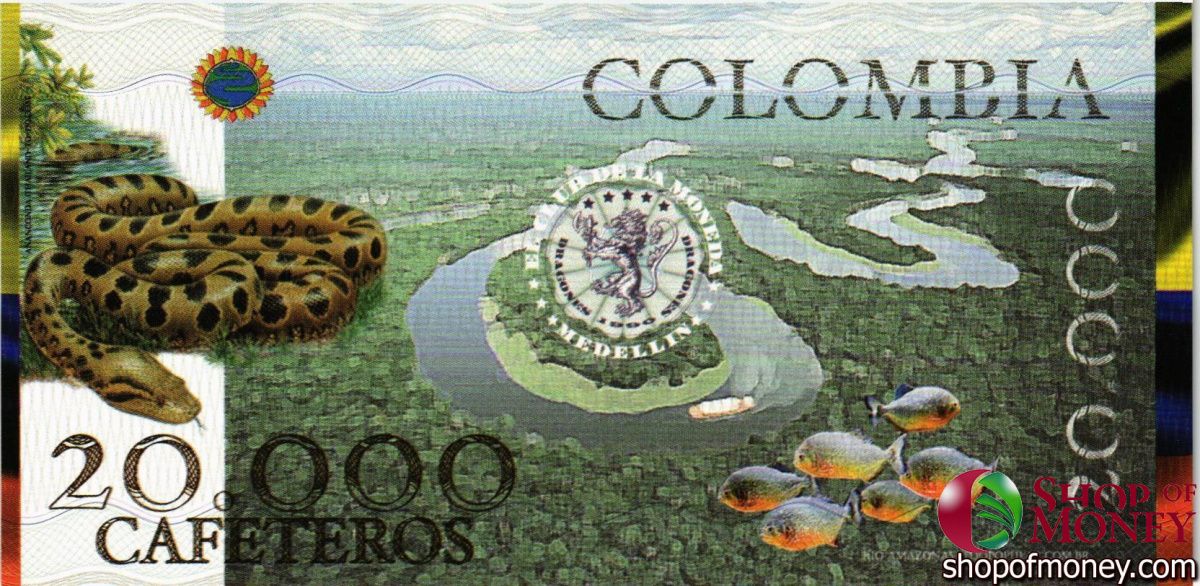 КОЛУМБИЯ КАФЕТЕРОС (КОНКУРС ДИЗАЙНА БАНКНОТ) 8