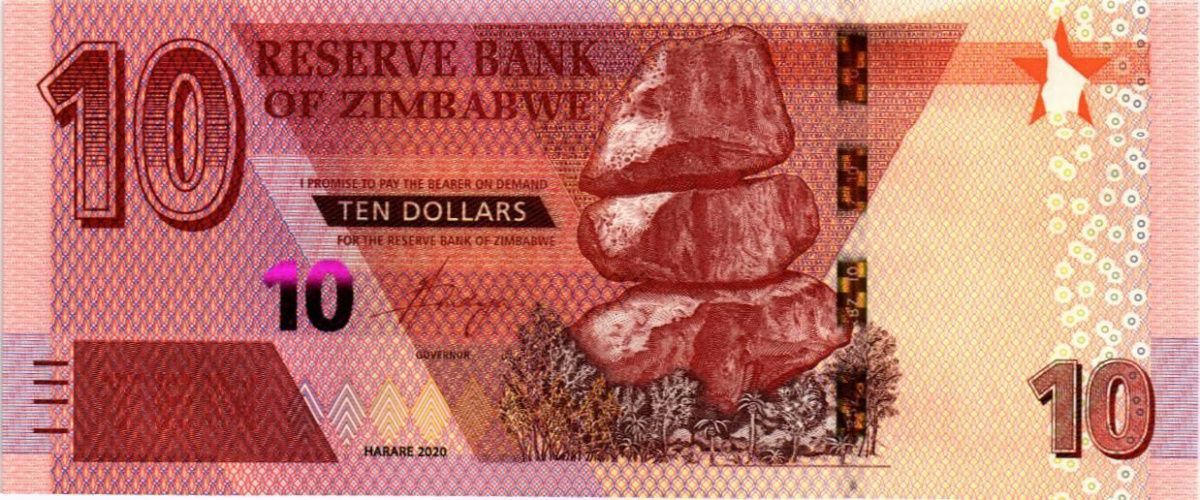 ЗИМБАБВЕ 10 ДОЛЛАРОВ 1