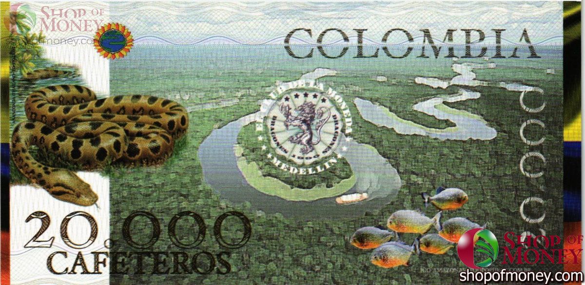 КОЛУМБИЯ КАФЕТЕРОС (КОНКУРС ДИЗАЙНА БАНКНОТ) 8