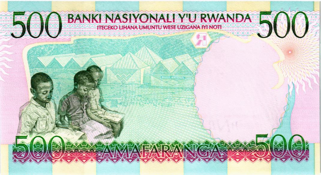 РУАНДА 500 ФРАНКОВ 2